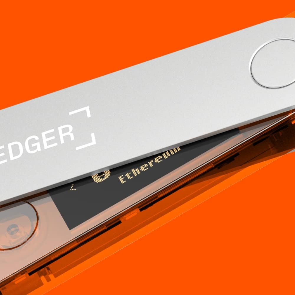 Ledger Nano X Crypto Hardware Wallet (Blazing-Orange) - Bluetooth - The Best Way to securely Buy, Manage and Grow All Your Digital Assets