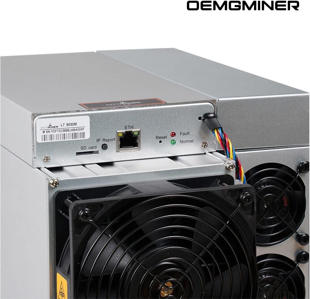 New Bitmain Antminer L7 9050M Doge Coin  Litecoin LTC Coin Asic Miner Crypto Mining Machine Bulit-in PSU Ready Stock by OEMGMINER