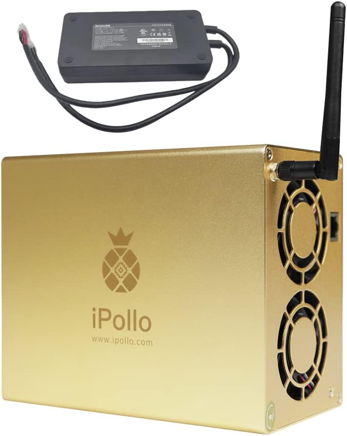 New iPollo V1 Mini WiFi 280M ETC Miner 280MH/s 220W 6G Crypto Currency Ethash/ETHW/ETHF/ETC/QKC/CLO/POM/ZIL WiFi Version by OEMGMINER