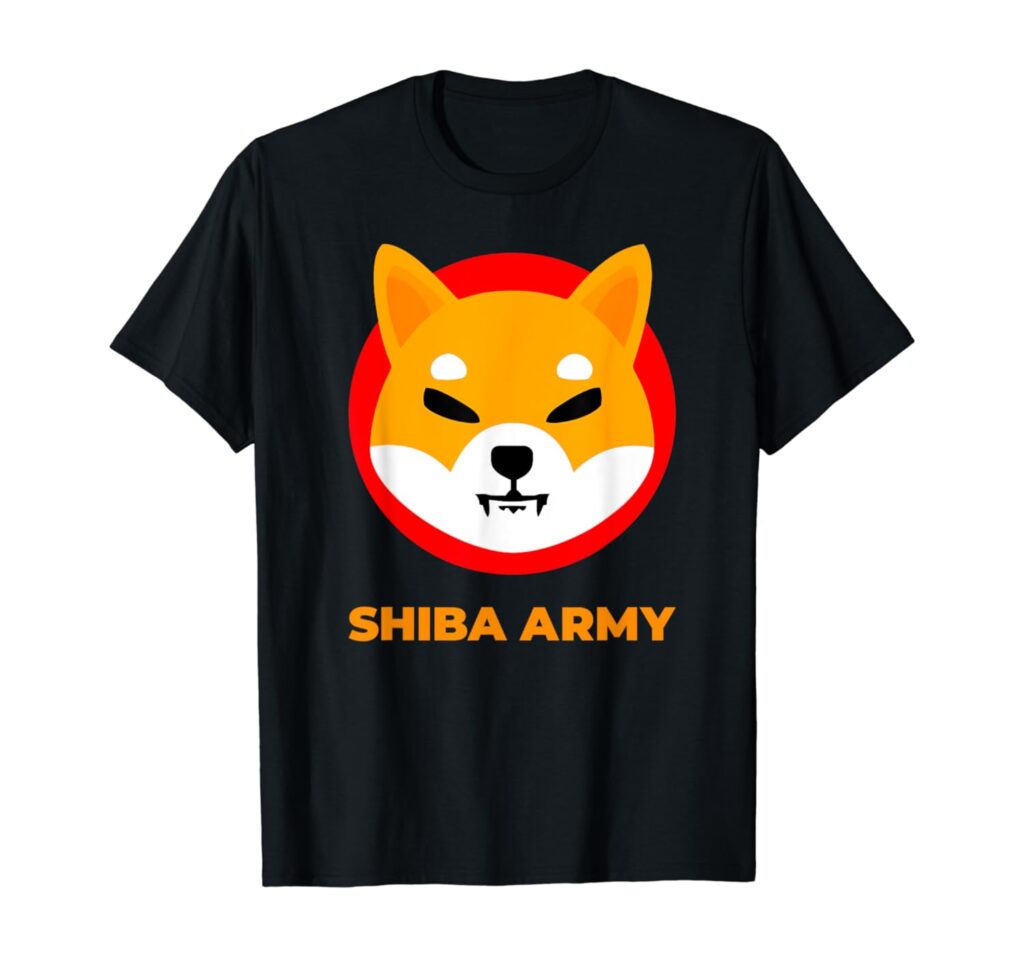 Shiba Inu Coin Crypto Token Cryptocurrency Wallet Shiba Army T-Shirt