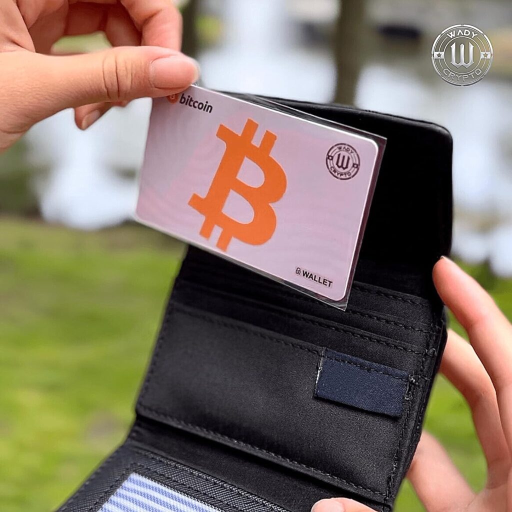 Wady Crypto Bitcoin Cold Storage Air-gapped Wallet card