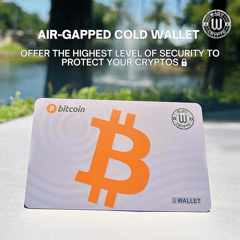 Wady Crypto Bitcoin Cold Storage Air-gapped Wallet Card Review