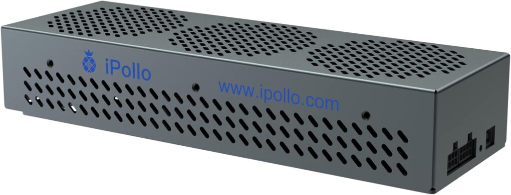 iPollo X1 Asic Miner 300MH New Crypto Miner ETC Miner with Power Supply