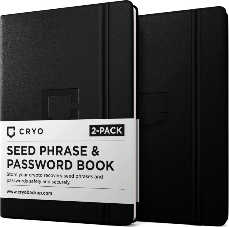 CRYO Crypto Seed Phrase Storage Notebook Review