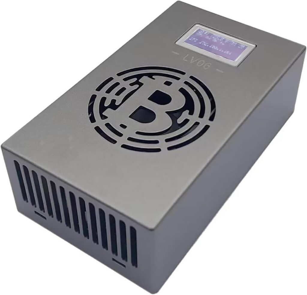 WiFi Bitcoin Miner Lucky Miner LV06 V6 BTC Miner Bitcoin Miner Solo Miner Mining Miner SHA-256 500GH/S BM1366 Asia chip Low Noise Home Use BTC Miner Mining Machine BTC Lottery Machine Device