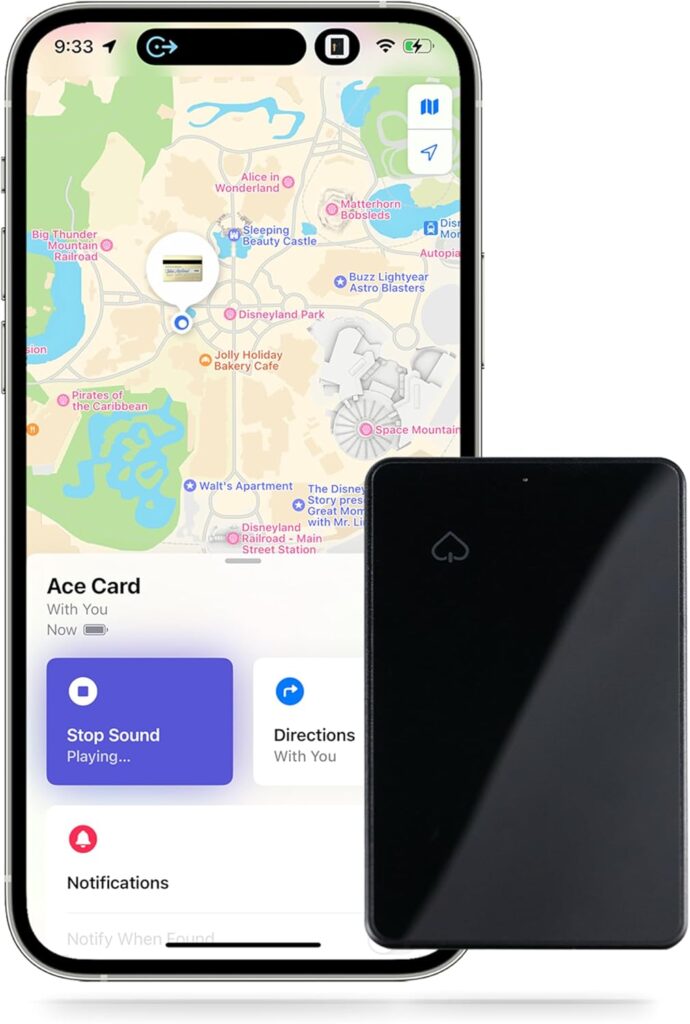 AceCard, Official Apple Find My Wallet Tracker, 1.9mm Ultra Thin, Digital NFC Business Card  RFID Blocker