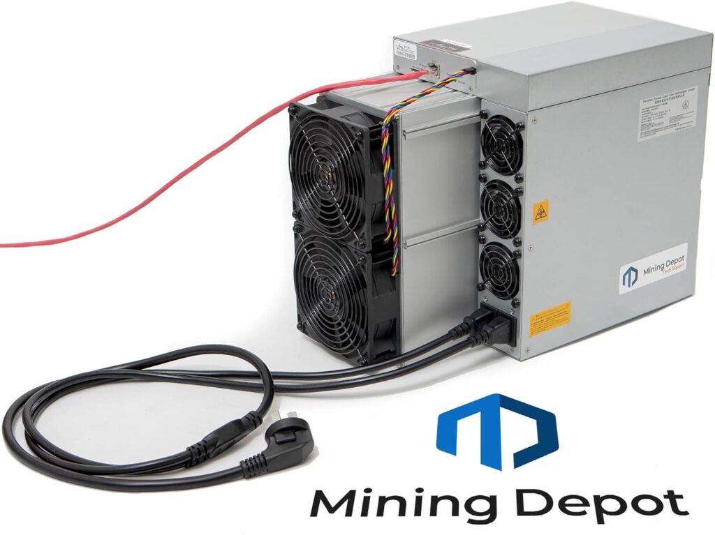 Bitcoin Crypto ASIC Miner - Bitmain Antminer S19J Pro, Efficient Bitcoin Mining Hardware and Tech Solution for BTC/BCH Crypto Mining, 220V PSU and Power Cord Included, 104TH/s, 3068W