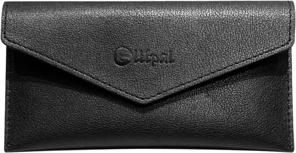 ELLIPAL Crypto Hardware Wallet Case Titan, Black PU Leather Anti-Scratch, Anti-Drop Protection, and Anti-Slip Design