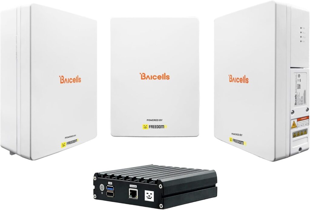 Helium FreedomFi 5G Gateway Miner with Baicells NOVA 430H 5G Helium Miner and Crypto Miner | Includes FreedomFi 5G Gateway and Three Baicells NOVA 430H Outdoor Small Cell CBRS Radios