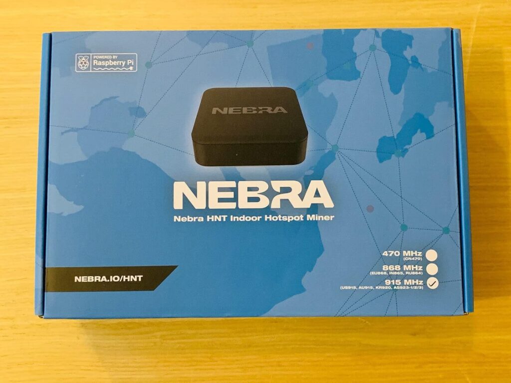 Nebra Hotspot Helium Miner - 915 MHz, Black